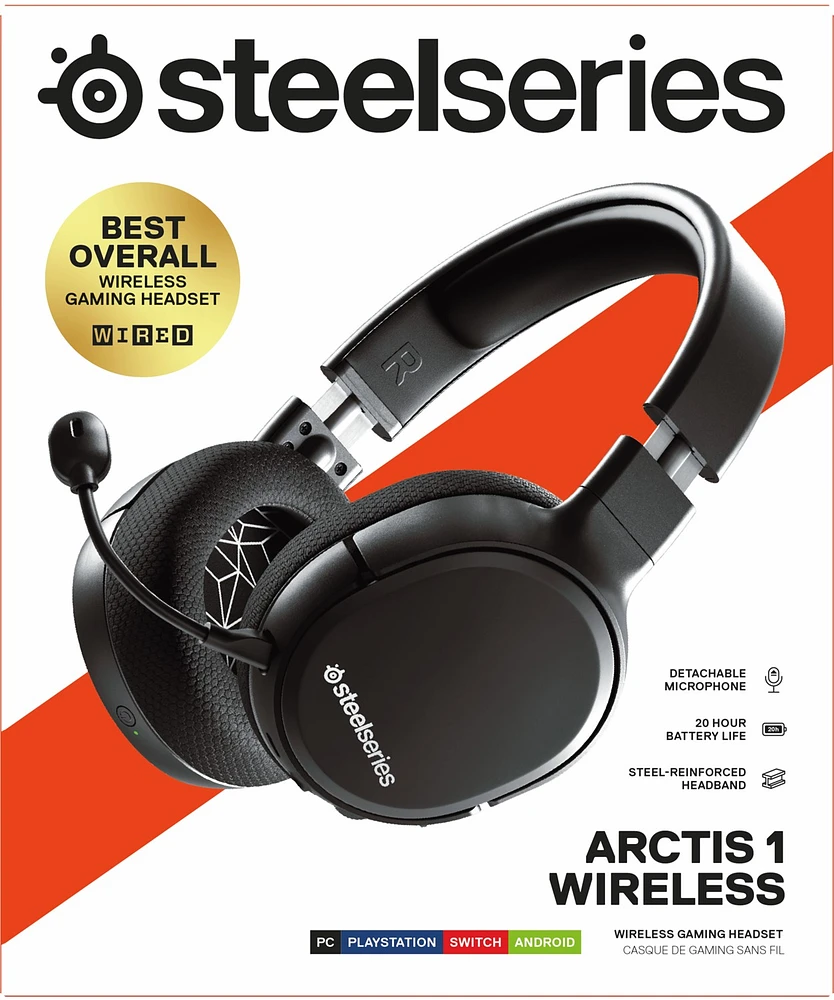 Steelseries Arctis 1 Wireless Headset Noir 