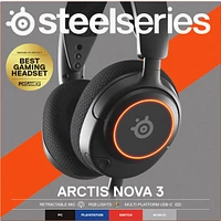Steelseries Arctis Nova 3 Headset Black 