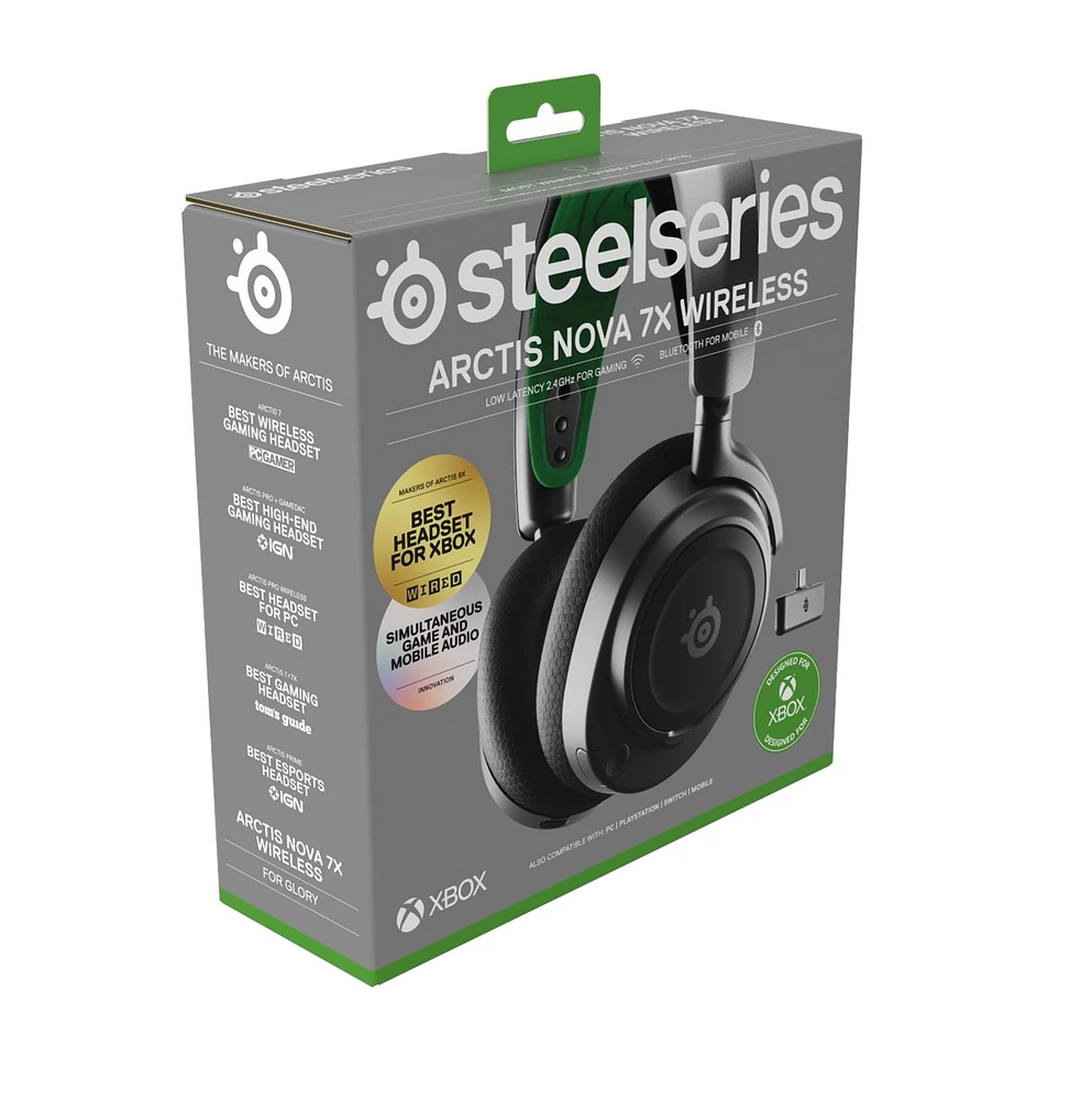 Steelseries Arctis Nova 7X Wireless Headset Noir 