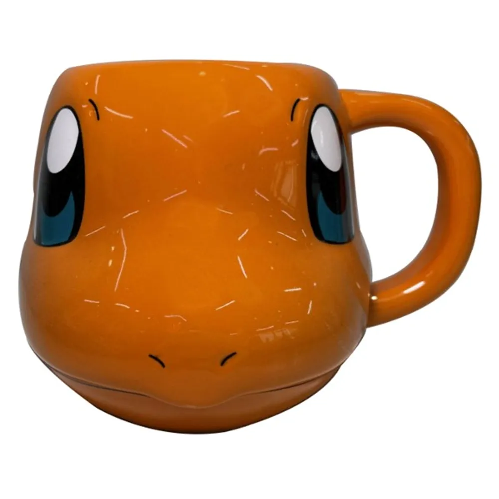 Pokemon Charmander Face Ceramic 3D Sculpted Mug
