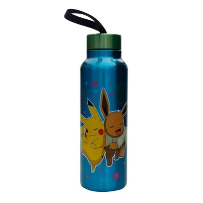 Pokémon Stainless Steel Water Bottle - Pikachu & Evee 