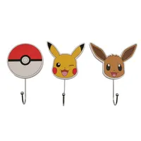 Pokémon Wall Hooks - 3pc 