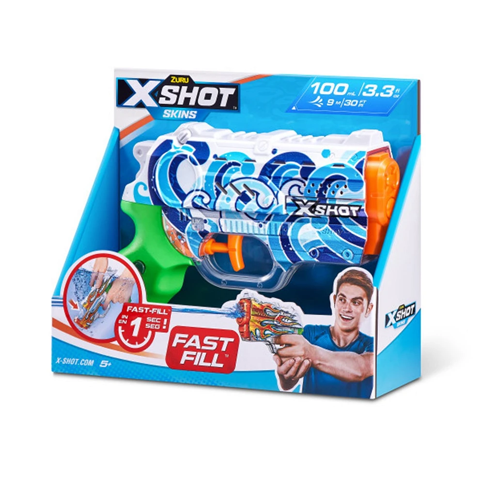 Zuru X-Shot Skins Nano Water Blaster – One Variation Chosen at Random