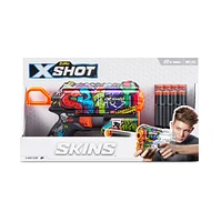 Zuru X-Shot Skins: Flux Dart Blaster, 8 Darts – One Variation Chosen at Random