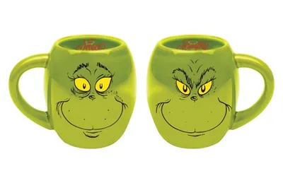 The Grinch 2 Sided Face Mug 