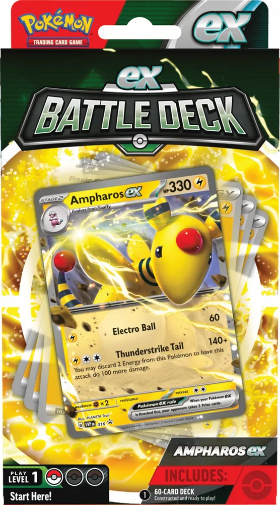 Pokémon Trading Card Game Ampharos Ex Battle Deck 