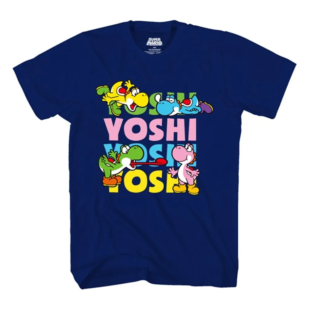 Super Mario: Yoshi Kids T-Shirt - Navy