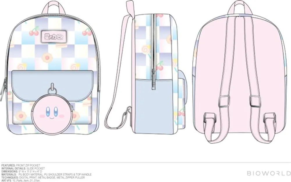 Kirby Pastel Mini Backpack 