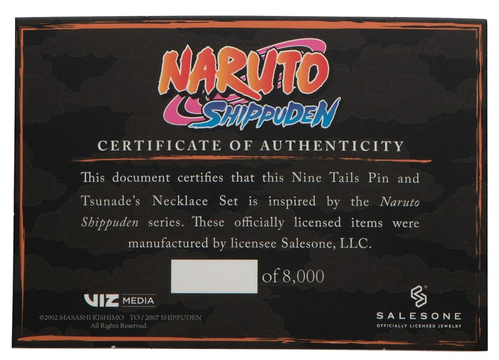 Naruto Necklace & Pin Collection Set 