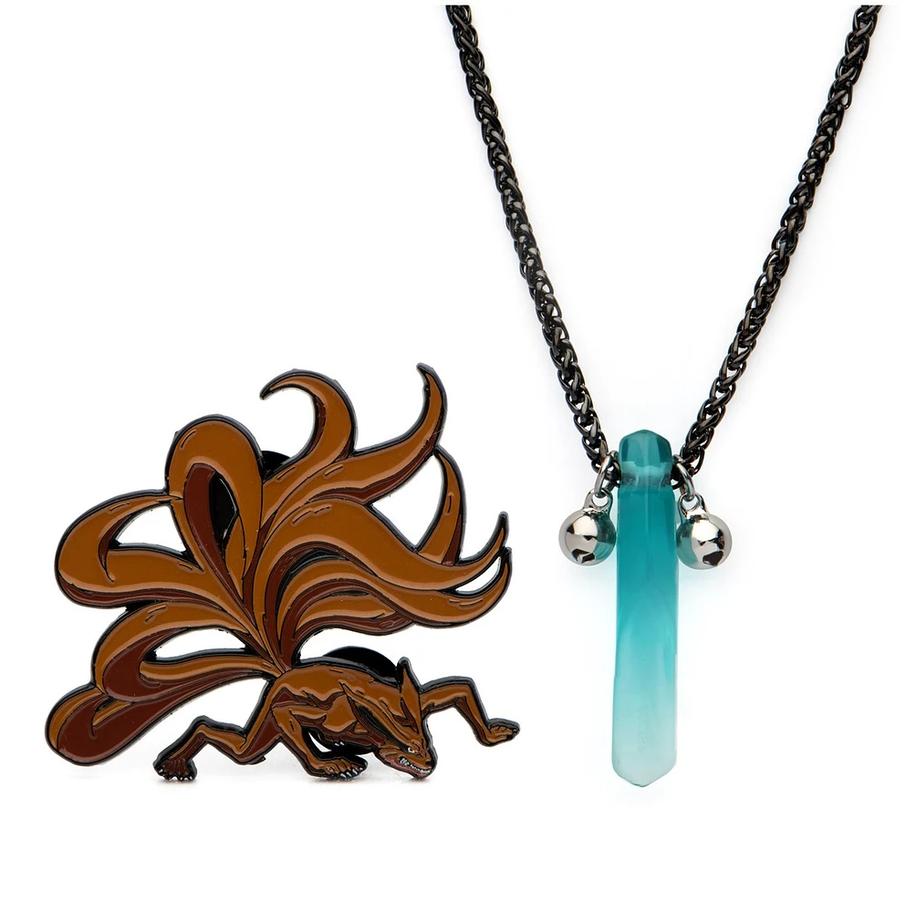 Naruto Necklace & Pin Collection Set 