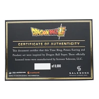 Dragon Ball Super: Time Ring, Potara Earring and Pendant Set 