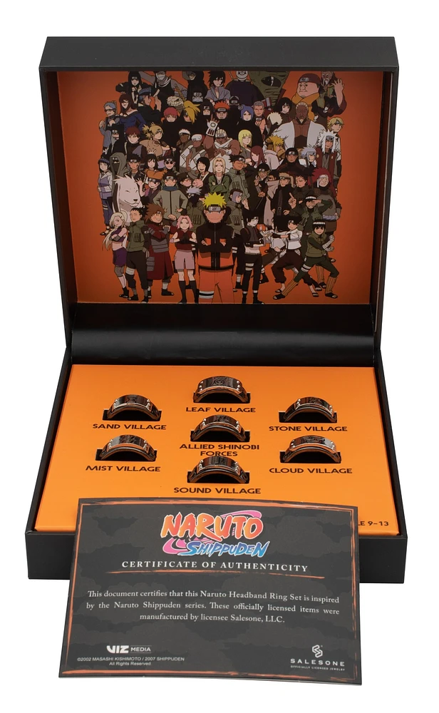 Naruto Shippuden: Shinobi Ring Set 