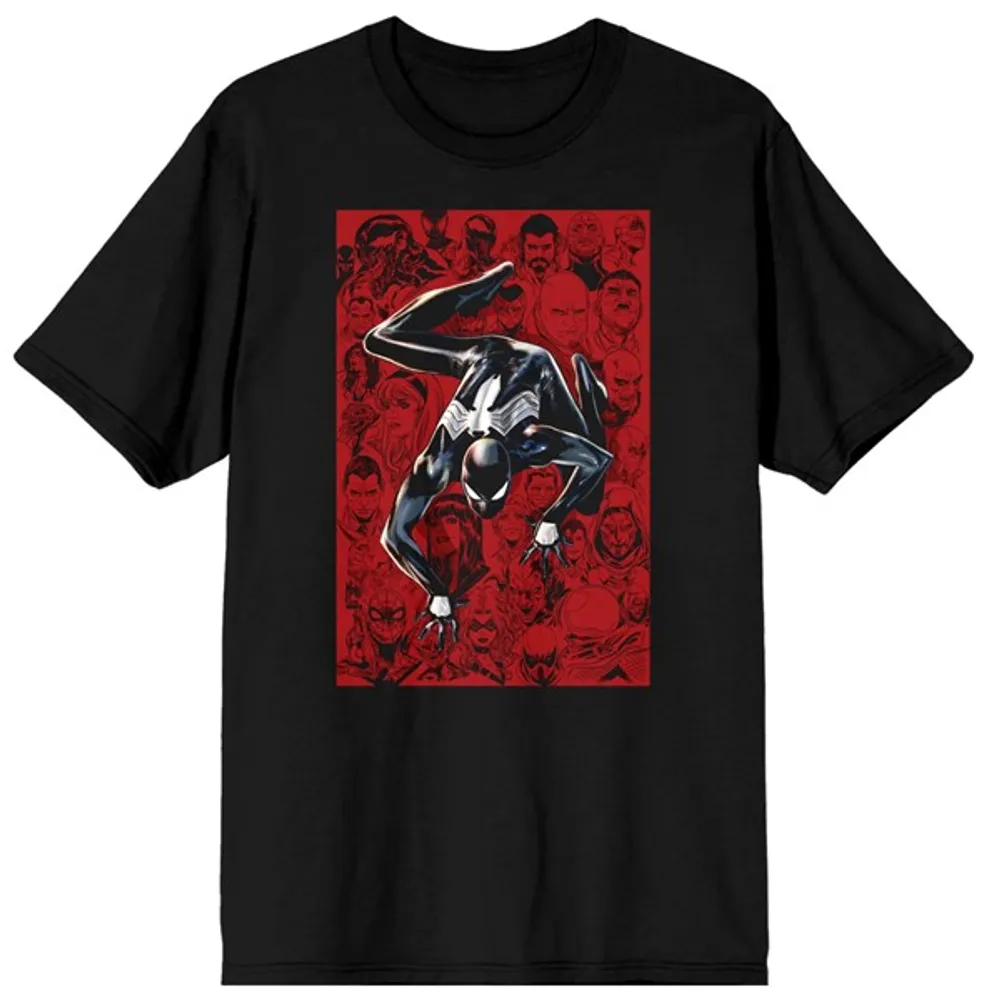 Symbiote Spiderman Black Tee