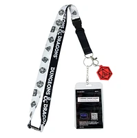 Dungeons & Dragons Lanyard with Dice Charm 