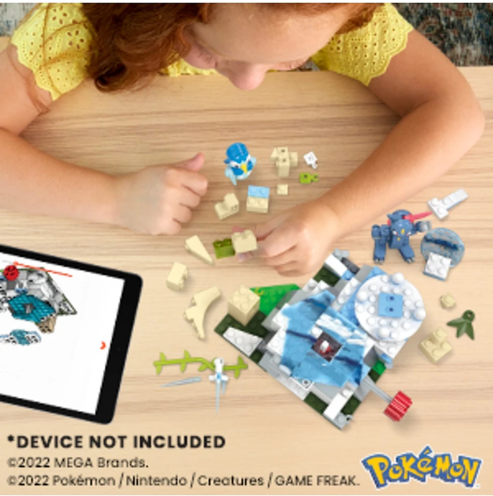 Mega Construx Pokémon Piplup and Sneasel's Snow Day 