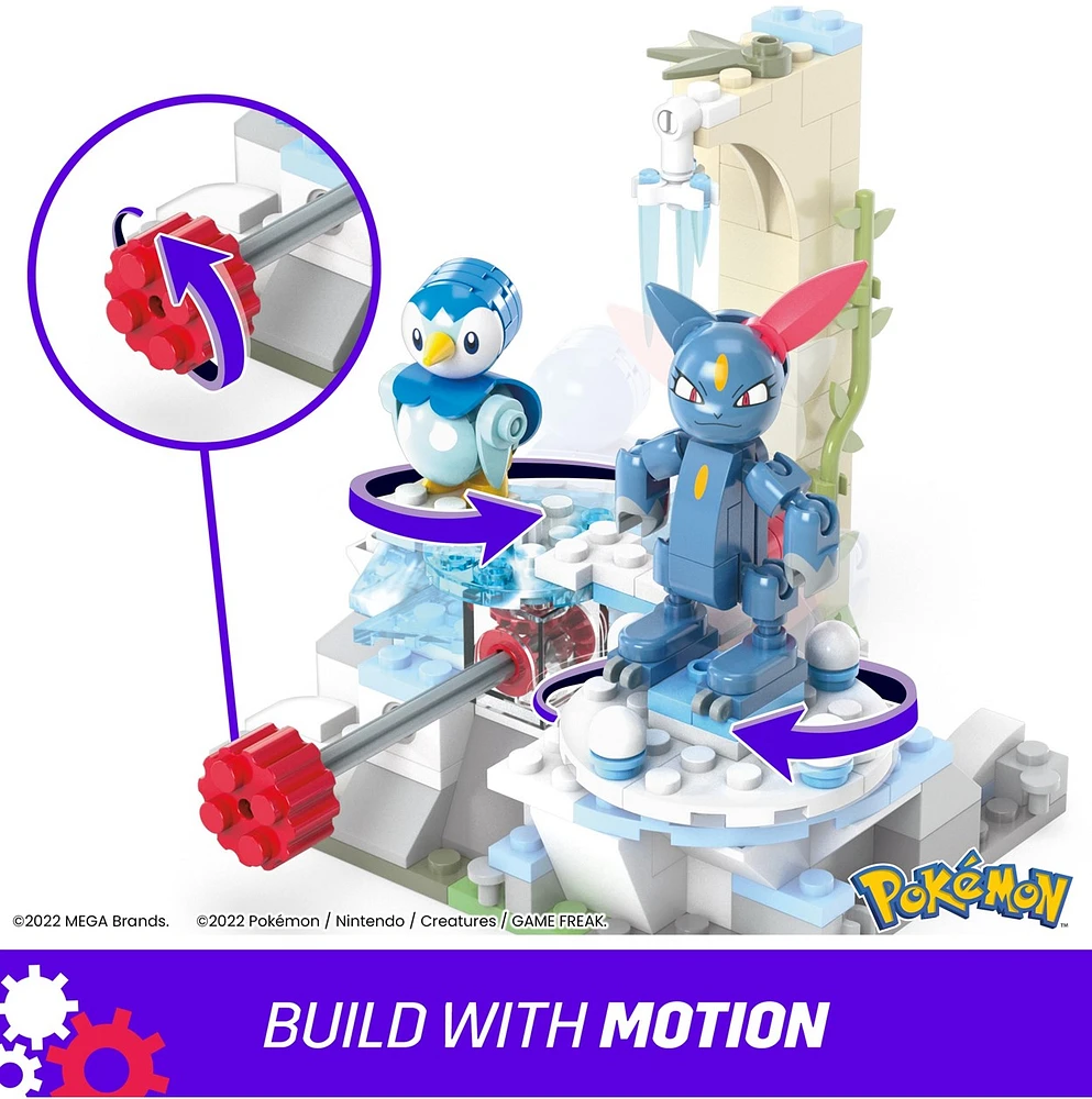 Mega Construx Pokémon Piplup and Sneasel's Snow Day 