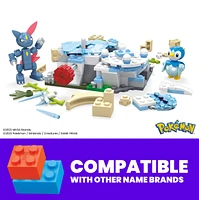 Mega Construx Pokémon Piplup and Sneasel's Snow Day 