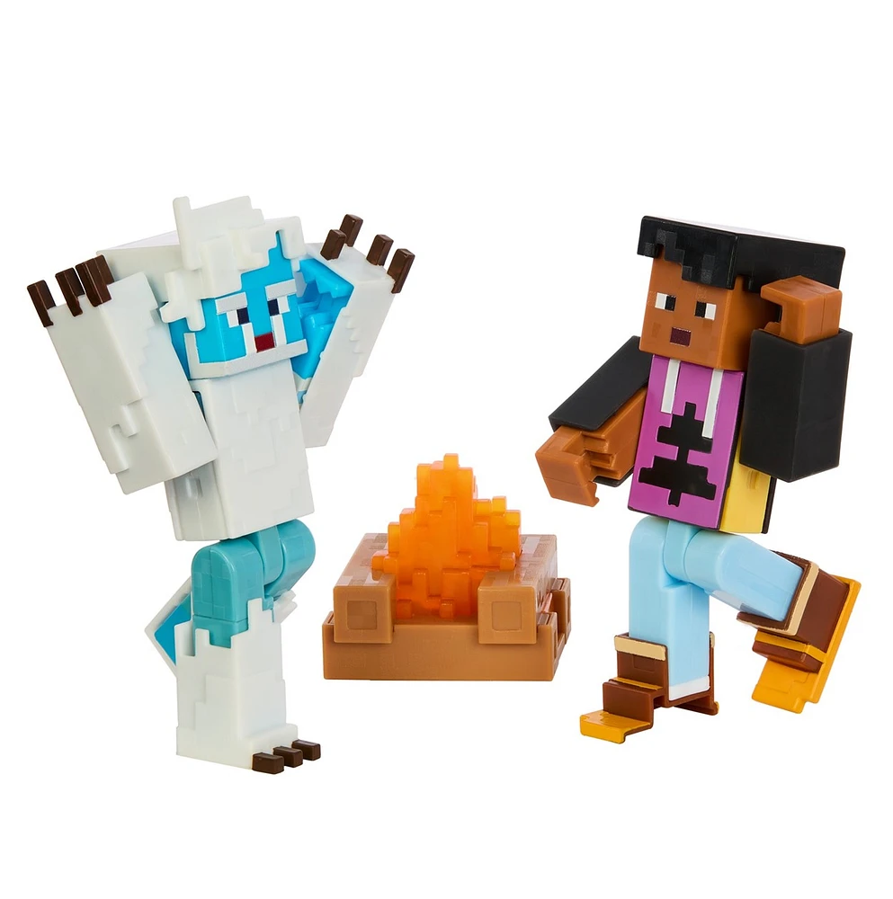 Minecraft Creator Series Mount Enderwood Yeti Scare Story Pack Figures 