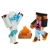 Minecraft Creator Series Mount Enderwood Yeti Scare Story Pack Figures 