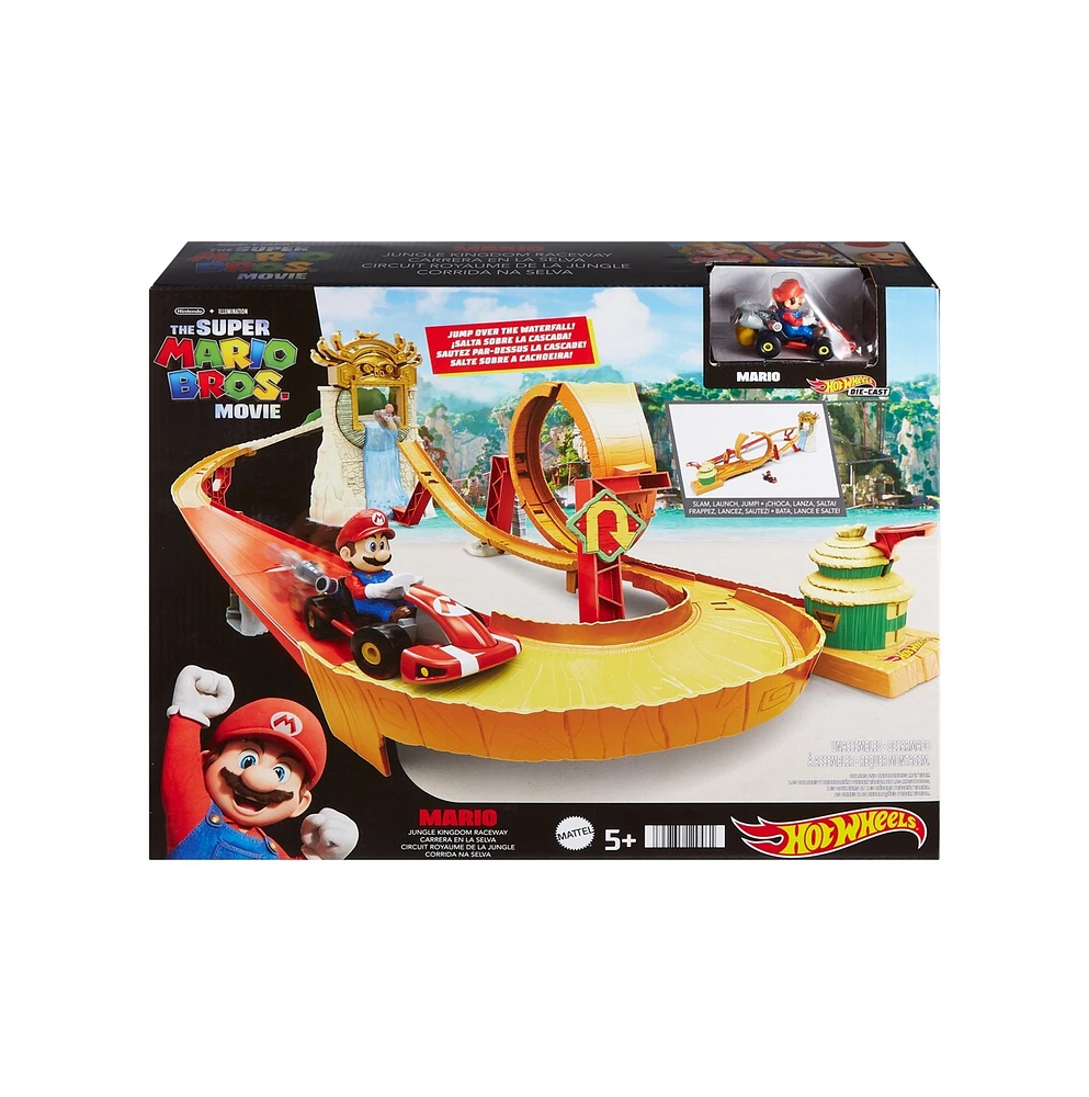 HOT WHEELS® Super Mario Bros. Movie Jungle Kingdom Raceway 