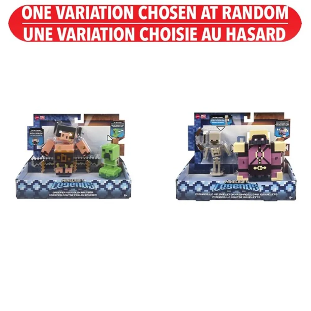 Minecraft Legends Figures 2 pack Assorted – One Variation Chosen at Random