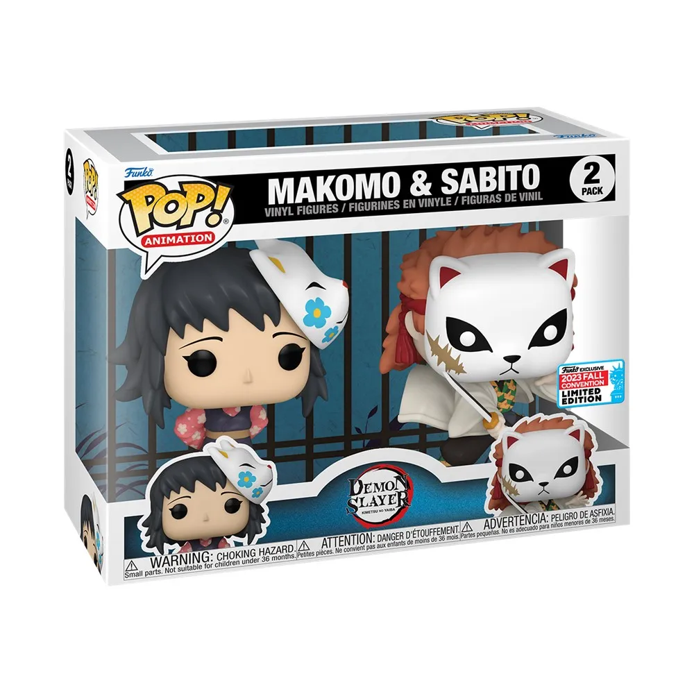 POP! Demon Slayer Makomo & Sabito  Fall Convention Limited Edition