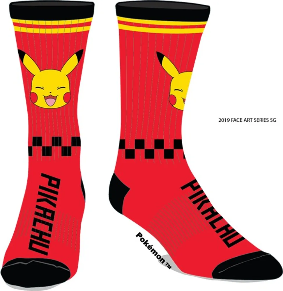 Pokémon: Pikachu Red Crew Socks 