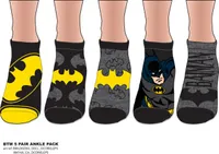 Batman Logo Ankle Socks - 5 pack 