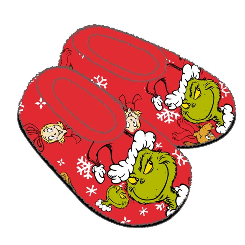 The Grinch Red Kids Slip Socks 