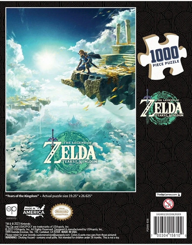 The Legend of Zelda Tears Of The Kingdom 1000 Piece Puzzle 