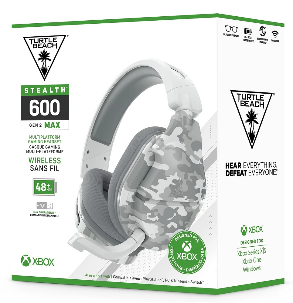 Turtle Beach® Stealth™ 600 Gen 2 MAX – Arctic Camo 