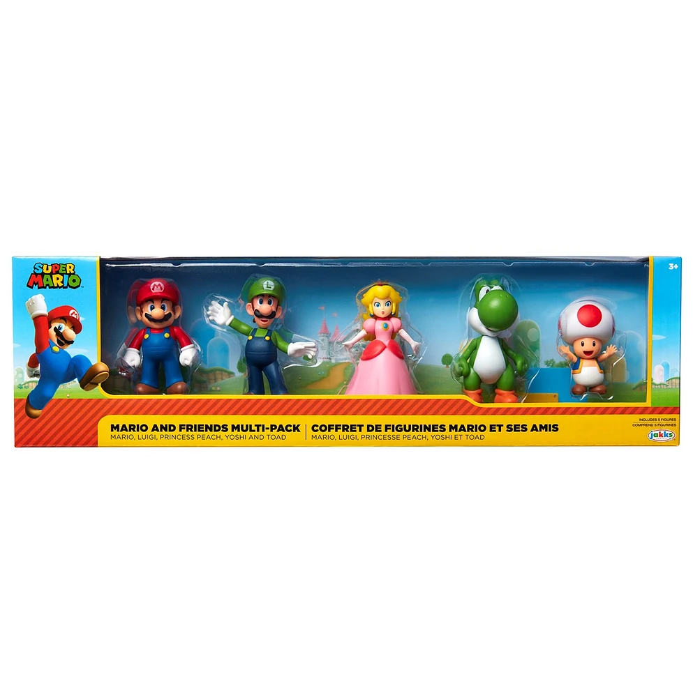 Super Mario 2.5" Mario and Friends 5 Pack 