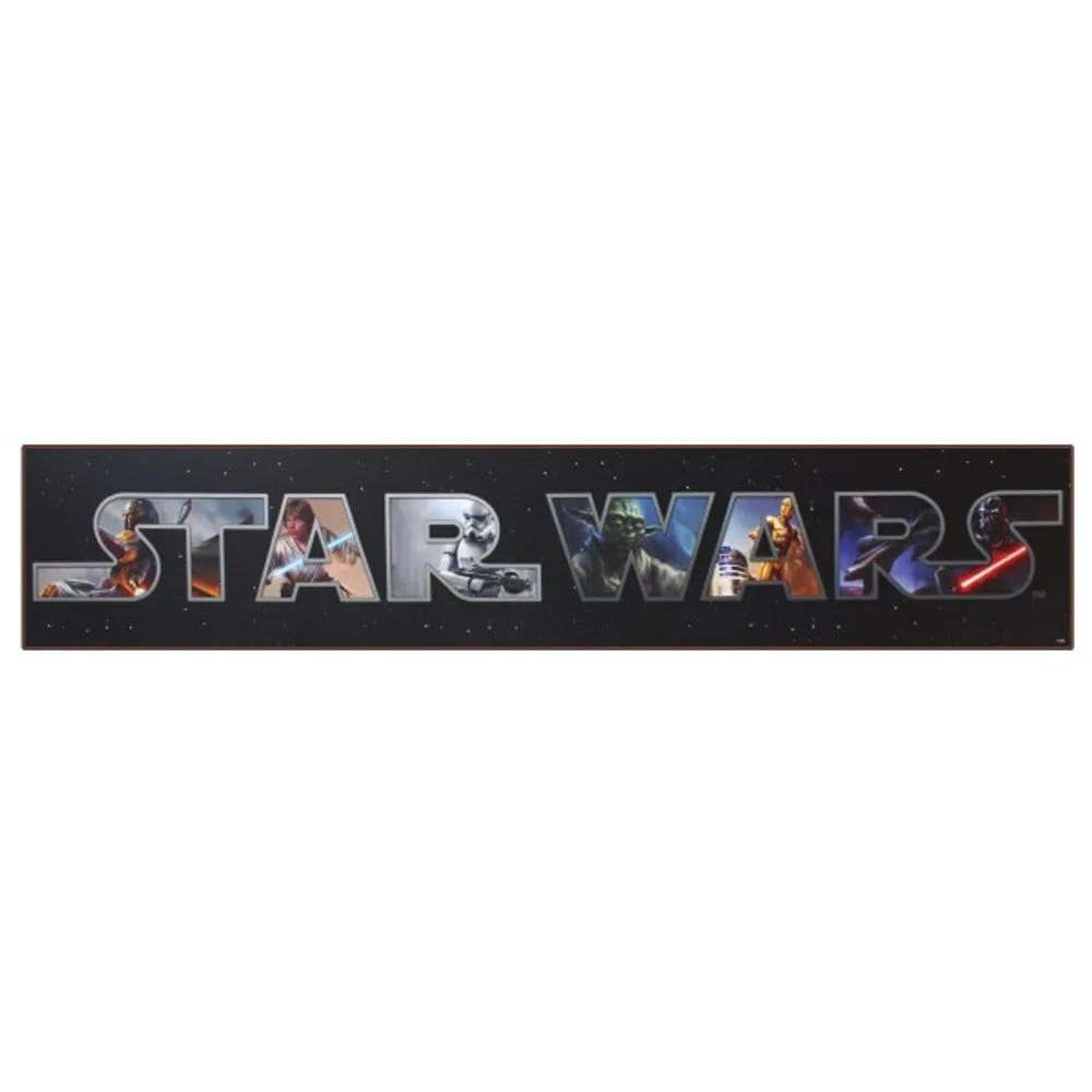 Star Wars 36 X 7 Wall Art 