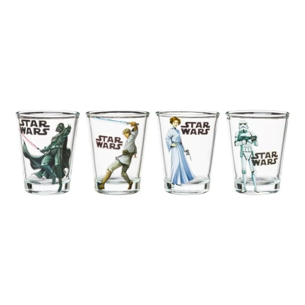 Star Wars 4pc Shot Glass Set 