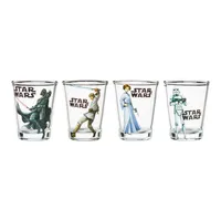 Star Wars 4pc Shot Glass Set 