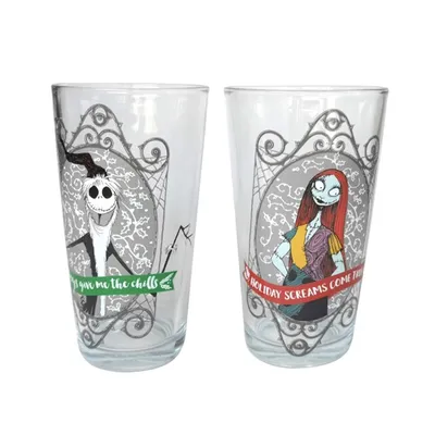 The Nightmare before Christmas Holiday Pint Set 2pc 
