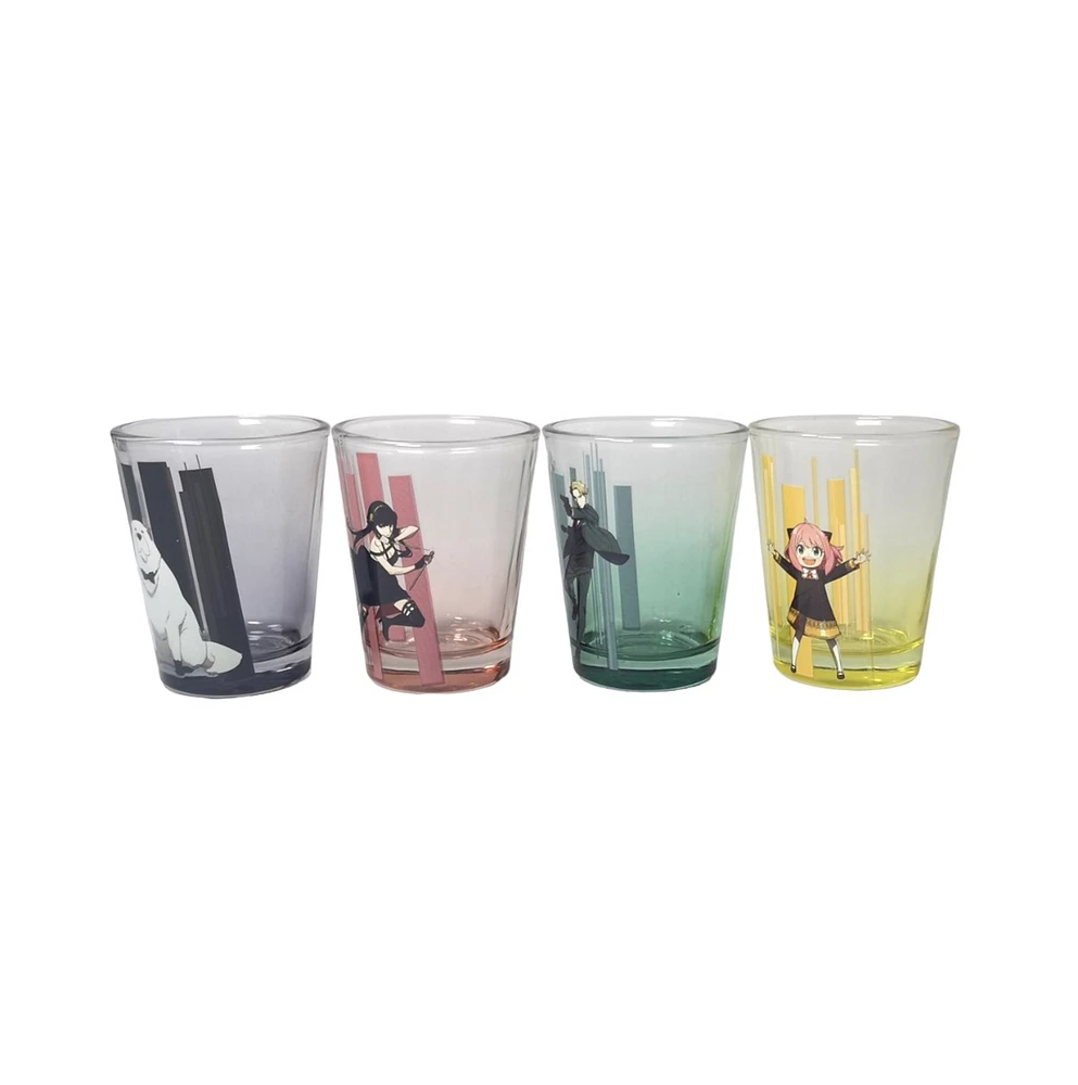 Spy x Family Shot Glasses - 4pc 