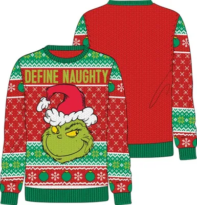 The Grinch "Define Naughty" Holiday Sweater