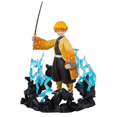 Demon Slayer 5 Inch Deluxe Figure Wave 1 - Zenitsu with Thunder Breathing Accessories 
