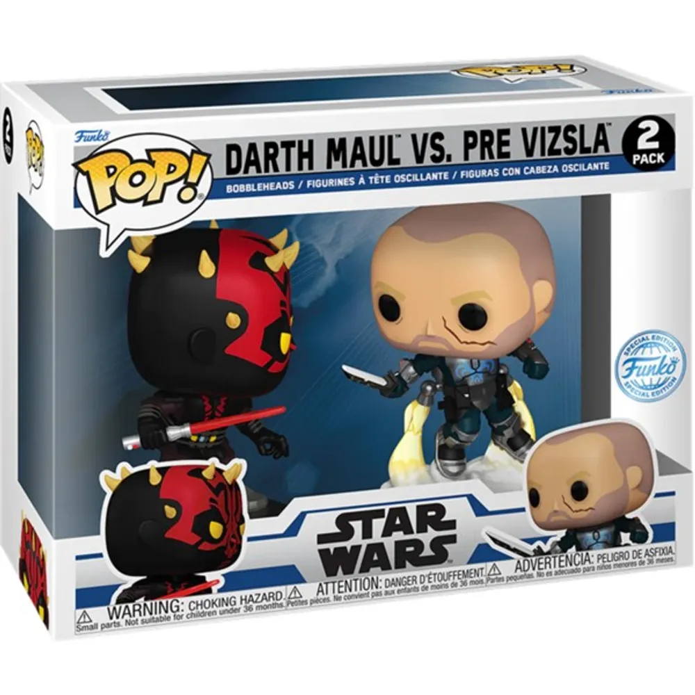 Funko POP! Star Wars: Clone Wars Count Dooku and Anakin Skywalker Vinyl  Bobblehead 2-Pack GameStop Exclusive