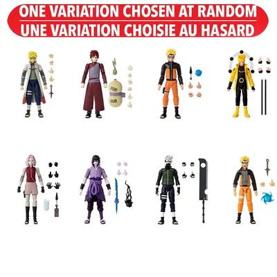 Anime Heroes Naruto 6.5" Action Figure – One Variation Chosen at Random