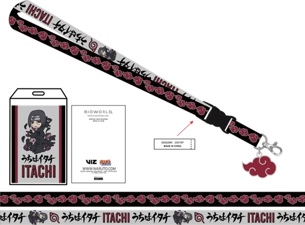 Naruto: Itachi Cloud Lanyard 