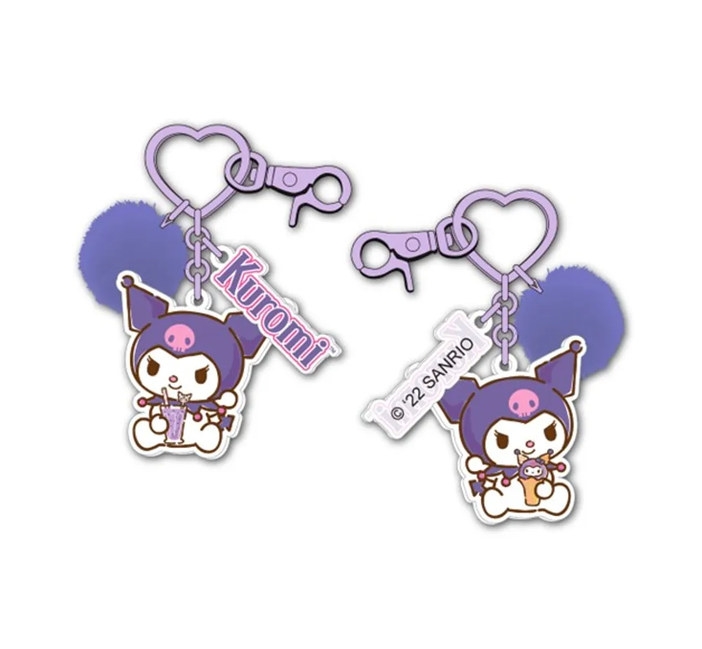 Hello Kitty: Kuromi Purple Pom Keychain 