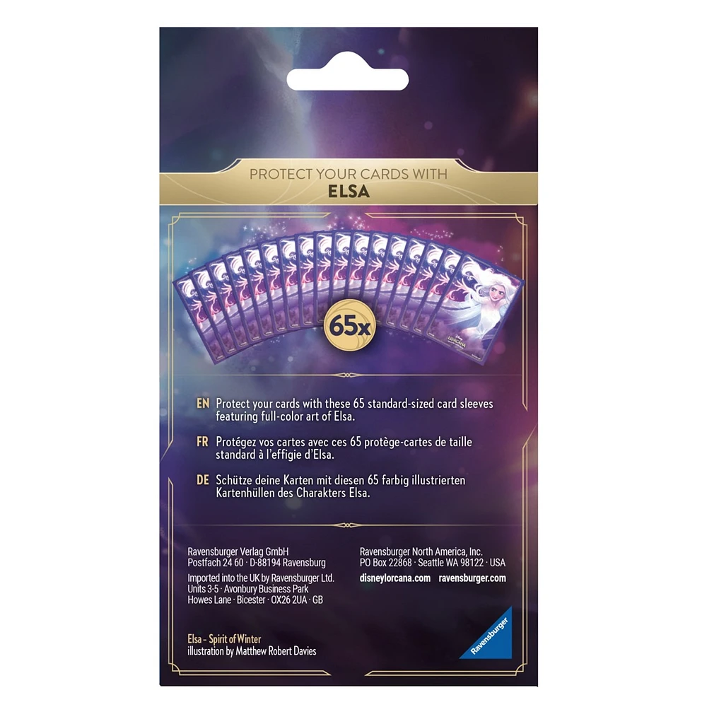 Lorcana Trading Card Game: The First Chapter- Elsa Card Sleeves 