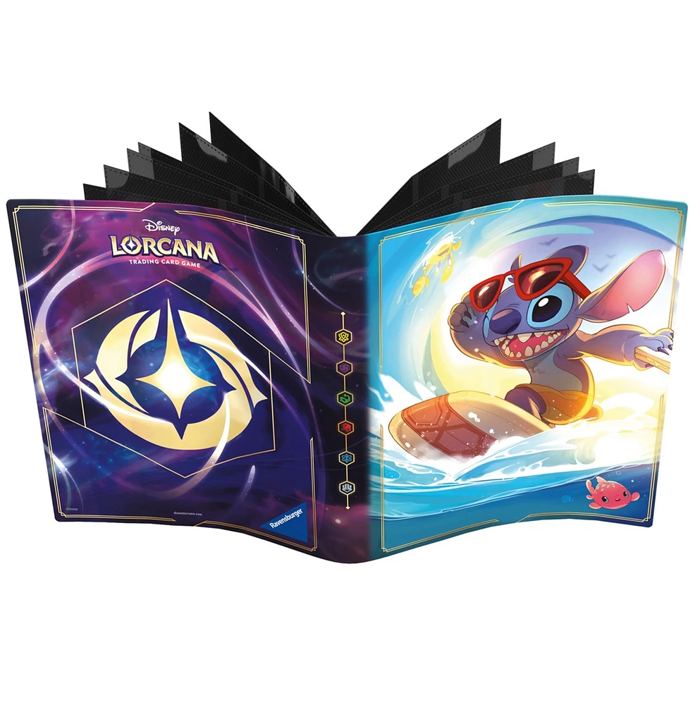 Lorcana Trading Card Game: Lorebook Card Portfolio 10 pages - Stitch 