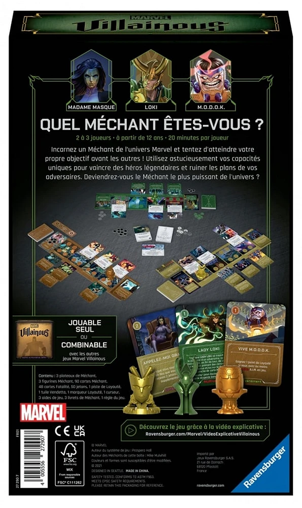 Marvel Villainous Loki French Edition 
