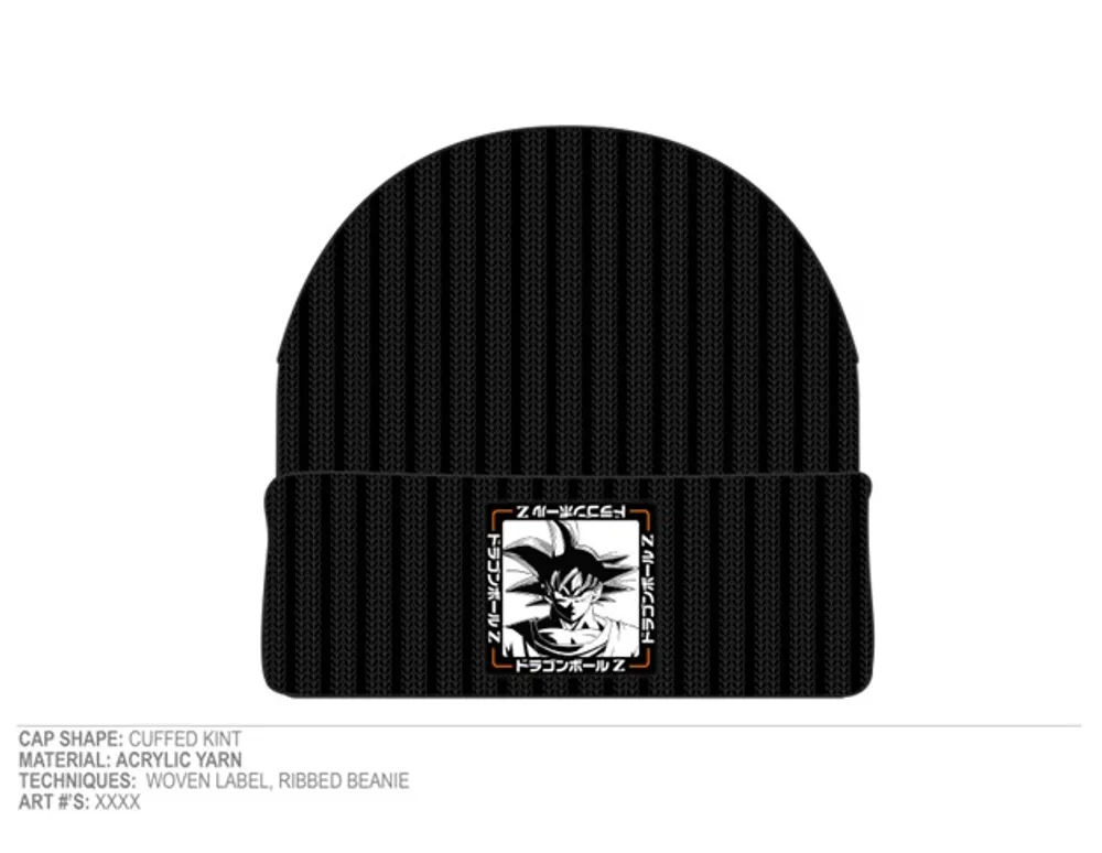 Dragon Ball Z: Goku Patch Black Beanie 