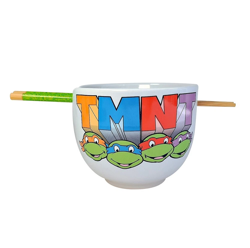 Teenage Mutant Ninja Turltes Faces Logo Ramen Bowl 