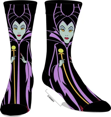 Disney Maleficent 360 Crew Socks 