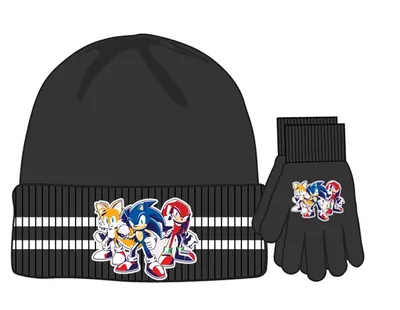 Sonic the Hedgehog: Kids Hat and Gloves Set 